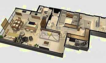 Imagem 2: Apartamento para venda possui 88 metros quadrados com 2 quartos