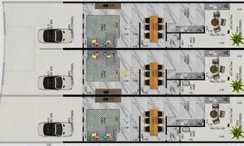Imagem 5: Casa para venda possui 156 metros quadrados com 3 quartos