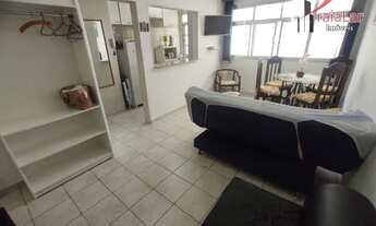 Imagem 6: Kit mobiliada a 200 metros da praia, com garagem, na Aviação Praia Grande ,Litoral Paulis