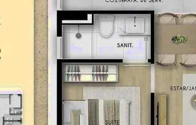 Imagem 5: Lançamento Vog Itapuã, 2/4 sendo 2 suítes, infraestrutura completa de lazer