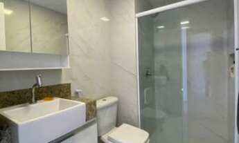 Imagem 3: Porto Brasil - 88m2 - Mobiliado - Vista-mar - 2q sendo uma suíte