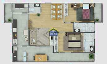 Imagem 4: Apart 2 dorms Suítes no Canto do Forte, JGA790