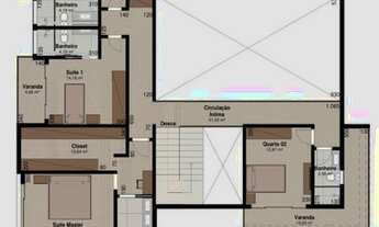 Imagem 2: Casa em Condomínio para Venda em Lagoa Santa, Residencial Vitória II, 5 dormitórios, 3 suí