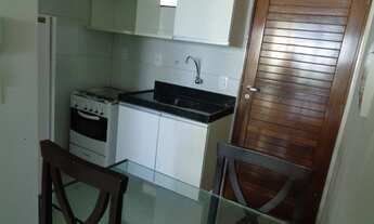 Imagem 2: Apartamento mobiliado 01 quarto, vista mar, varanda, área de lazer em Manaíra