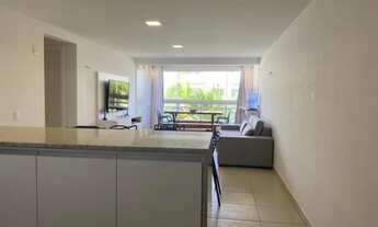 Imagem 7: Porto Brasil - 88m2 - Mobiliado - Vista-mar - 2q sendo uma suíte