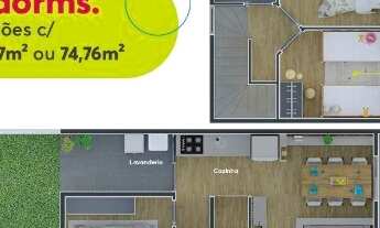 Imagem 2: Bosque das Cerejeiras - Casas de 2 e 3 Dormitórios Condominio Fechado