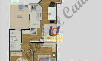 Imagem 5: Apartamento com 2 dormitórios à venda, 50 m² por R$ 299.000 - Jardim Pilar - Santo André/S