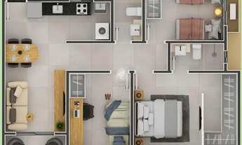 Imagem 2: Apartamento Térreo para Venda em João Pessoa, Altiplano Cabo Branco, 3 dormitórios, 1 suít