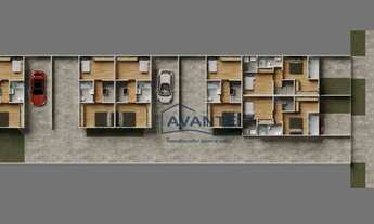 Imagem 5: Sobrado com 2 dormitórios à venda, 62 m² por R$ 299.000,00 - Sítio Cercado - Curitiba/PR