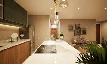 Imagem 3: Casa Moderna em Construção no Condomínio Greenville com 3 Suítes e Piscina