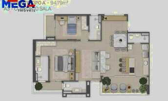 Imagem 5: Apartamento com 3 quartos no bairro Aldeota - Fortaleza/CE