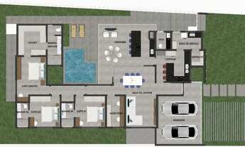 Imagem 3: Casa 3 suites - Alphaville 1 - Uberlândia