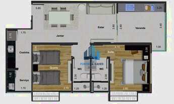 Imagem 5: Apartamento com 2 dormitórios à venda, 68 m² por R$ 420.000,00 - Centro - Juiz de Fora/MG