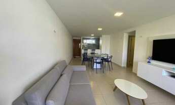 Imagem 6: Porto Brasil - 88m2 - Mobiliado - Vista-mar - 2q sendo uma suíte