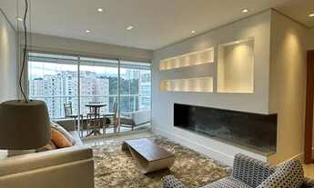 Imagem 5: Apartamento para aluguel mobiliado com 136 m com 3 quartos e 2 suites e 3 vagas lazer com