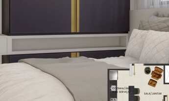 Imagem 4: Qr 212 - 2 quartos - residencial max premium - área de lazer- entrega dez/2023