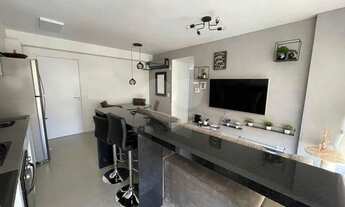 Imagem 6: Apartamento totalmente mobiliado, com quarenta metros quadrados, dois dormitórios e uma va