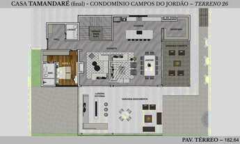 Imagem 4: Casa de condomínio para venda tem 635 metros quadrados com 4 quartos