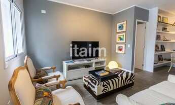 Imagem 7: Apartamento Totalmente Mobiliado para locação ,2 Dormitórios sendo 1 Suíte , 100m² , 2 vag