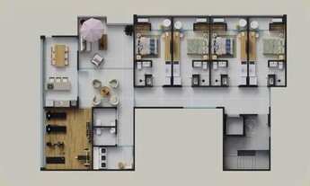 Imagem 4: Apartamento com 2 quartos à venda, 48 m² por R$ 486.000 - São Pedro - Juiz de Fora/MG