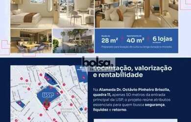 Imagem 2: Apartamento para venda com 28 m² e 1 quarto em Vila Nova Cidade Universitária, Bauru - SP