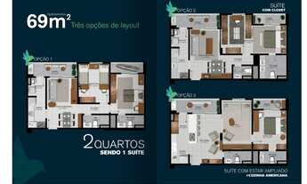 Imagem 4: Apartamento para venda tem 69 metros quadrados com 2 quartos em Val-de-Cães - Belém - PA