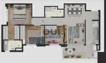 Imagem 2: Apartamento com 3 dormitórios à venda, 66 m² por R$ 1.086.000 - Moema - São Paulo/SP