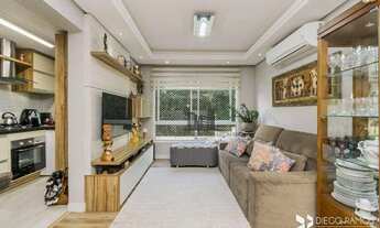 Imagem 3: Lindo apartamento de 3 dormitorios semi mobiliado com box no Jardim Carvalho em Porto Aleg