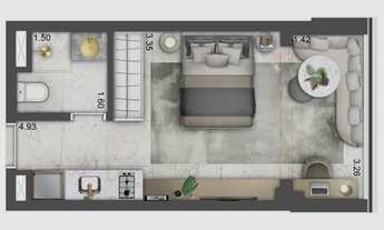 Imagem 3: Studio 27m² à venda na Vila Mariana, São Paulo