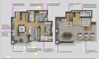 Imagem: Cobertura duplex para venda com 109 metros
