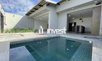 Imagem 1: Casa nova com quatro suítes varanda gourmet com churrasqueira e piscina aquecida no bairro