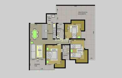 Imagem: Apartamento Garden com 2 ou 3 quartos à