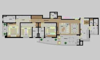 Imagem 2: Apartamento para venda tem 131 metros quadrados com 3 quartos em Batista Campos - Belém