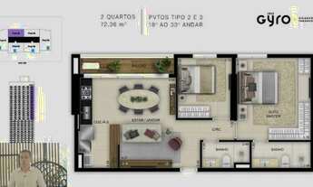 Imagem: Ágio, Opus Gyro Ricardo Paranhos, 2 quartos