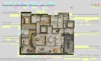 Imagem 3: Apartamento para venda tem 173 metros quadrados com 3 quartos em Itaim Bibi - São Paulo