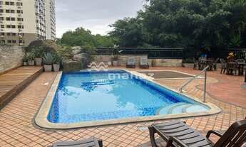 Imagem 3: Andar Alto, varanda com vista lagoa e montanha infraestrutura de lazer com direito a ônibu