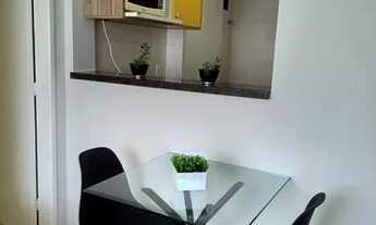 Imagem 4: Quarto e sala Apartamento com 1 dormitório