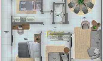 Imagem 7: Apartamento com 2 dormitórios à venda, 70 m² por R$ 508.000,00 - Vila Guilhermina - Praia