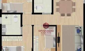 Imagem 4: Apartamento com 3 dormitórios à venda, 74 m² por R$ 579.375,12 - Novo Centro - Maringá/PR