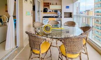 Imagem 2: Apartamento com 3 suítes para alugar, 180 m² por R$ 15.000/mês - Gonzaga - Santos/SP