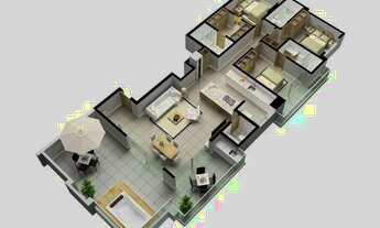 Imagem 2: Cobertura 3 suítes a 100m da praia São Francisco, terraço amplo e 2 vagas