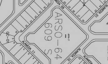 Imagem: 609 sul, arso 64, lote 430mt, ótima localização
