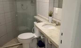 Imagem 2: Quarto e sala Apartamento com 1 dormitório