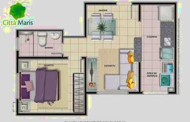 Imagem 2: Apartamento no Città maris