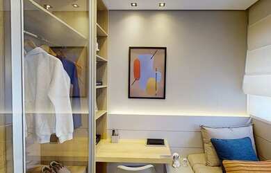 Imagem 11: Apartamento 3 dormitórios com varanda, 1 vaga de garagem e infra ar condicionado nos dormi