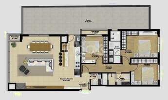 Imagem 6: INBOX VENDE - Apartamento de 2 dormitórios com suíte e terraço no São Francisco