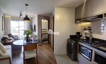 Imagem 2: Apartamento quarto e sala mobiliado equipado e decorado, com 1 vaga coberta e privativa, d