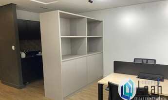 Imagem 3: Linda sala mobiliada no condomínio comercial mais bem localizado do Aquarius