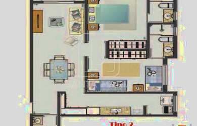 Imagem 3: Apartamento (tipo - padrao) 3 dormitórios/suite, portaria 24 horas, elevador, em condomíni