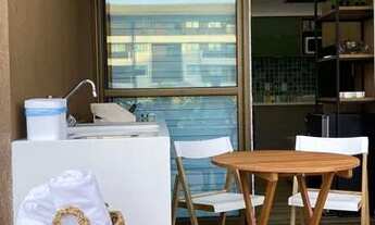 Imagem 7: Apartamento térreo frente piscina/2 quartos/ Cond. Beira mar